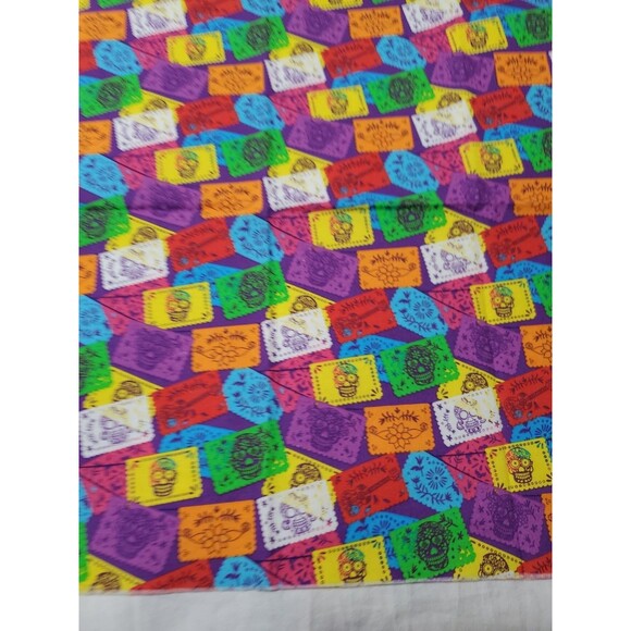 SUGAR SKULL 10 Fat Quarters  Cotton Quilt Fabric - Picture 8 of 16